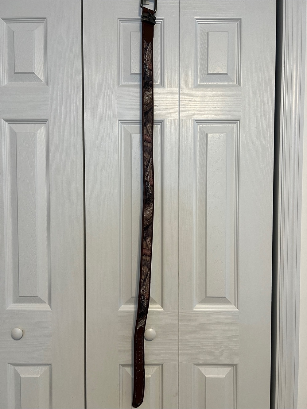 Mossy Oak Realtree Camouflage Leather Belt in Brown and Green